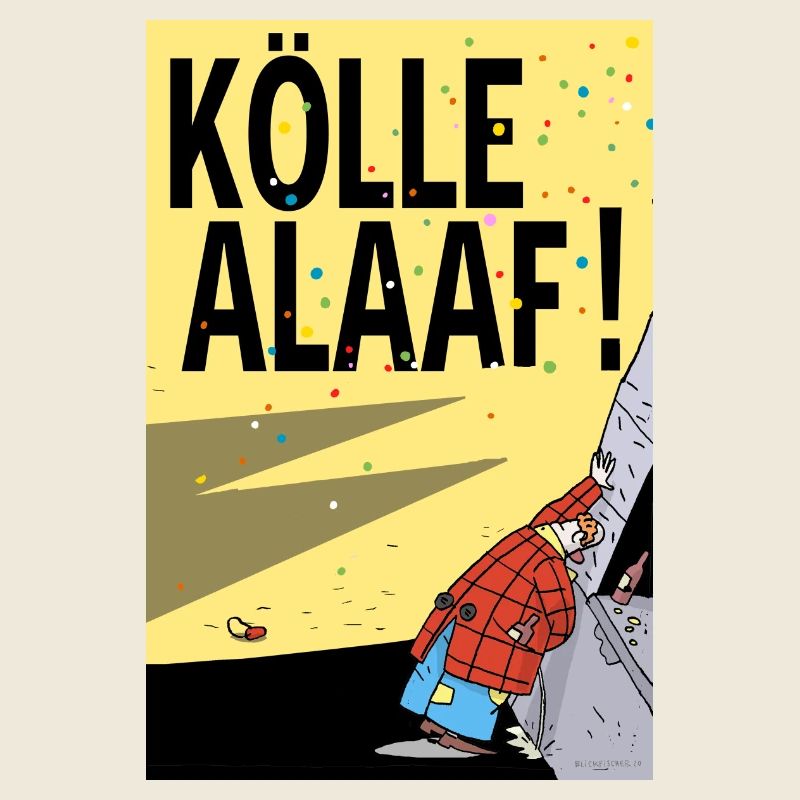 Cartoon Alaaf du Carnaval de Cologne