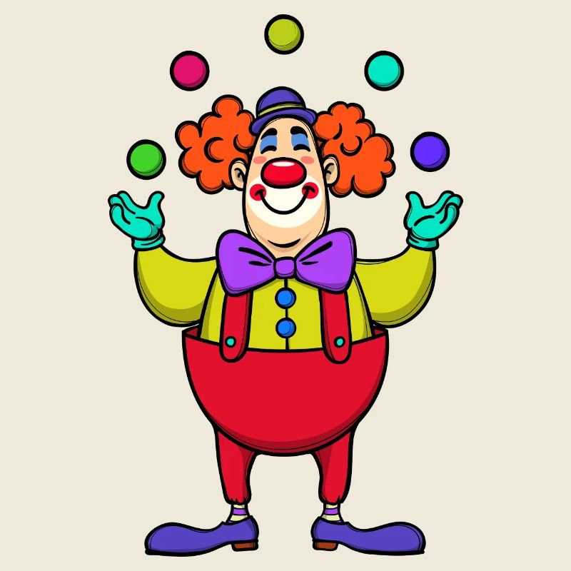 Karneval Fasching Clown