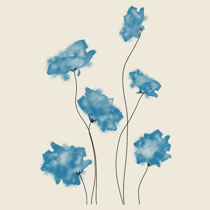 Blaue Blumen