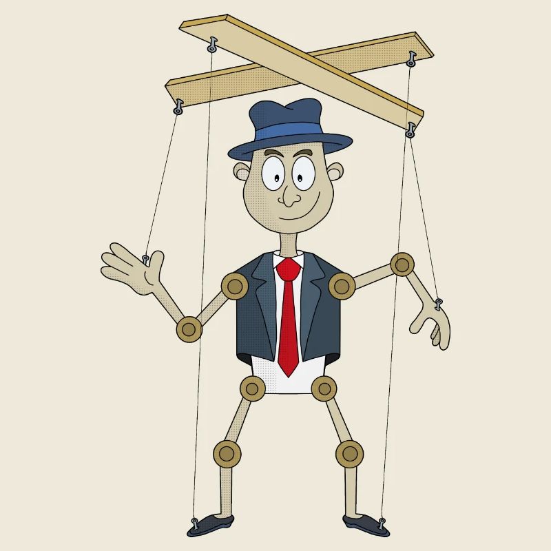 Une marionnette amusante