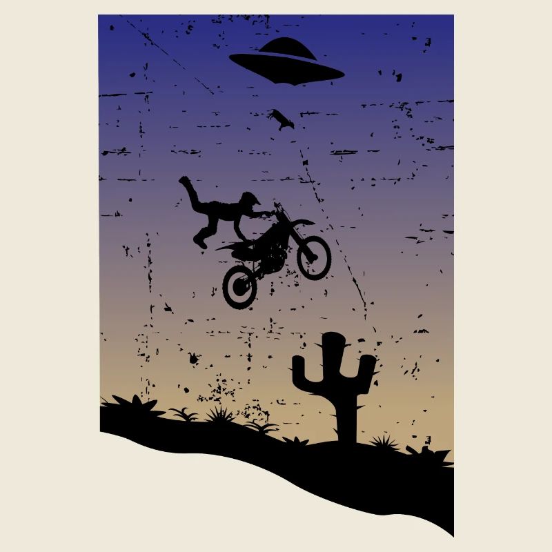 Cascade de motocross