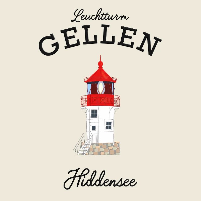 Hiddensee, Phare Gellen, Affiche