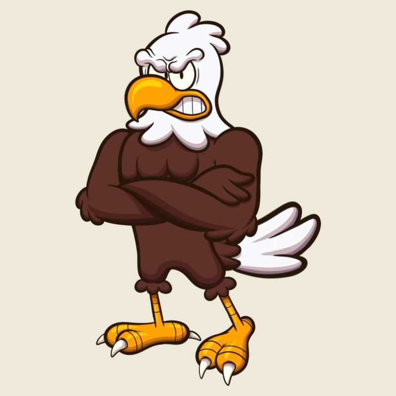 Wütender Adler Charakter