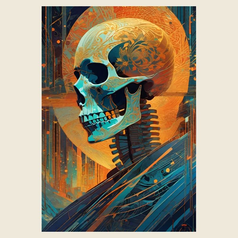 Futuristic skeleton