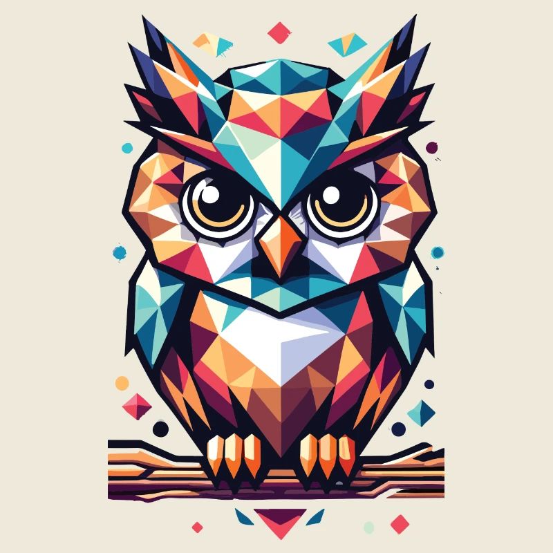 Polygon Owl Geometric
