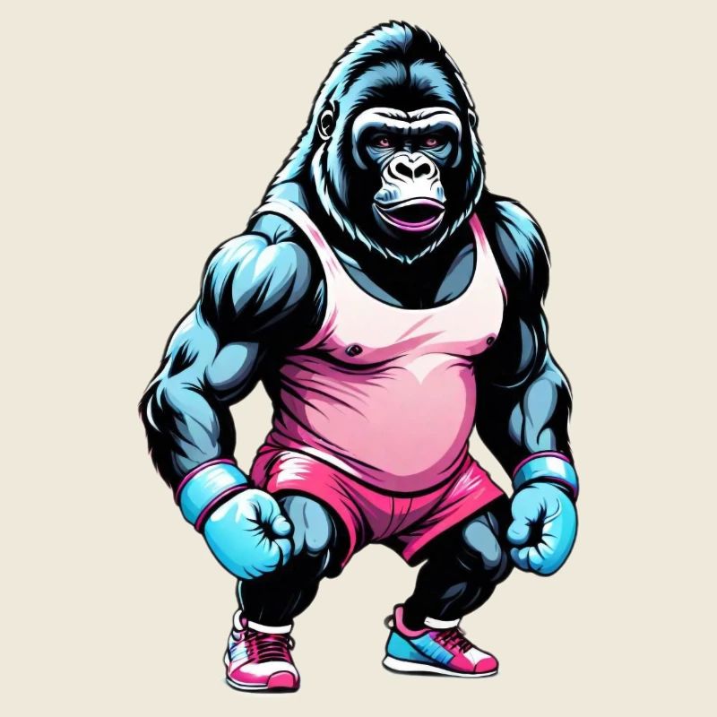 Gorille Boxeur Boxe