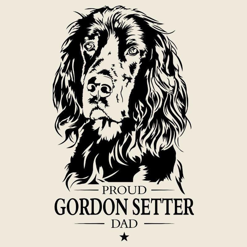 Gordon Setter Dad Hunde Hund Jagdhunde Wilsigns