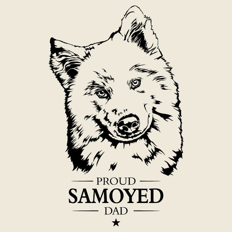 Samoyède Papa Chien Chiens Samoyède Wilsigns