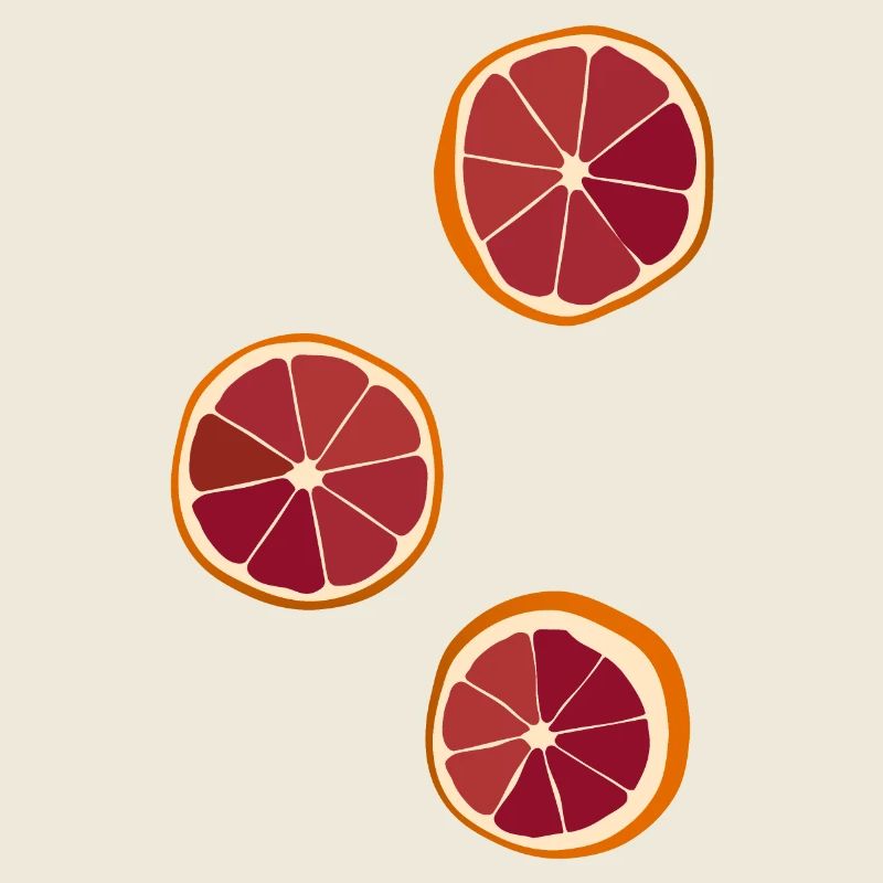 Blutorangen Herbst Dekoration Geschenk