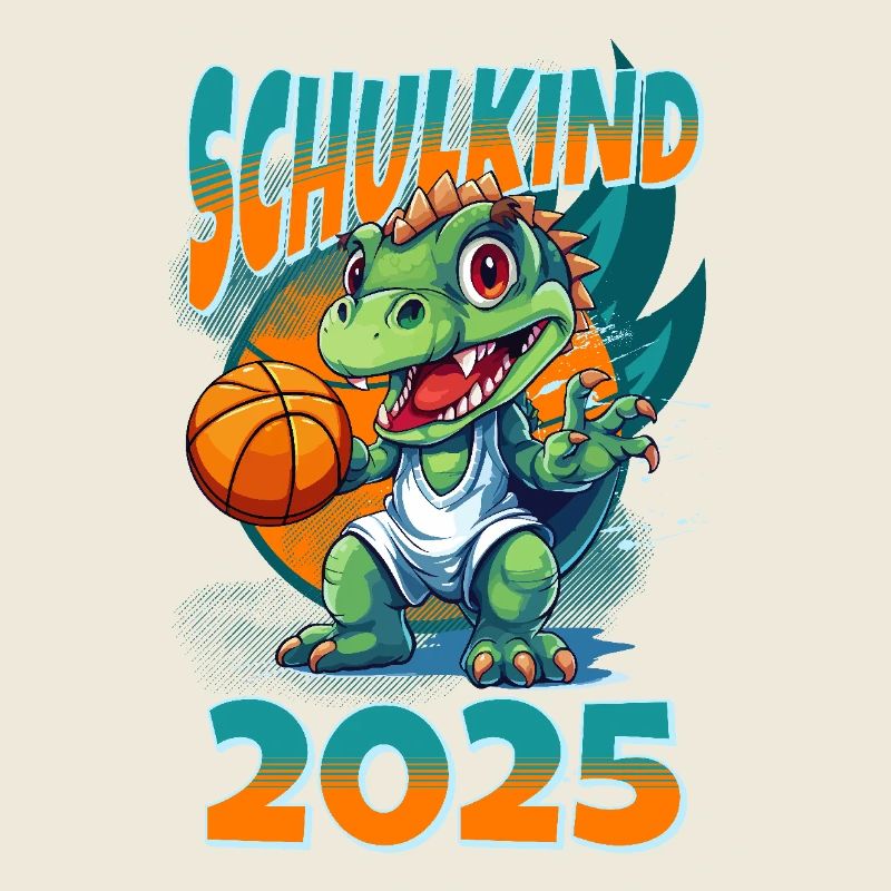 Schulkind 2025 Dinosaurier Dino Einschulung Schule