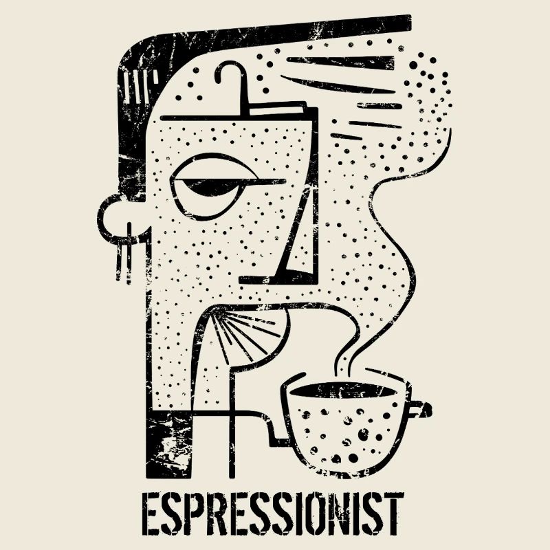 Espressionist, Expressionism, Pun, Painting