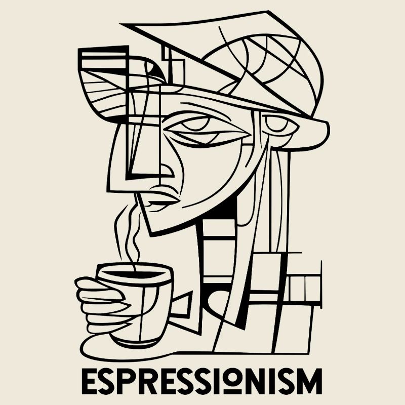Espressionism - Espresso - Drinking Coffee