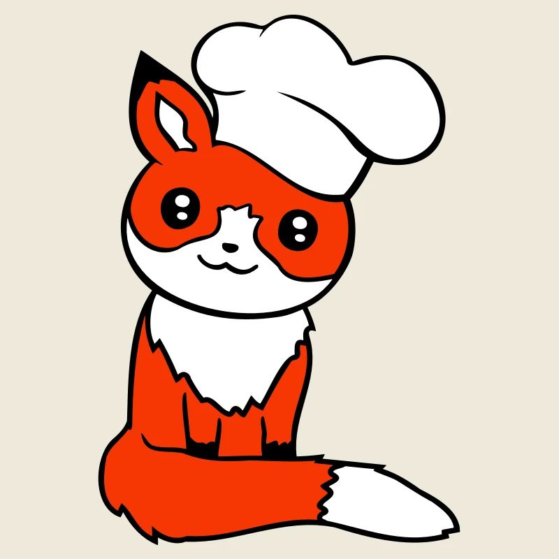 Fox Chef's Hat Chef Cooking Restaurant Kitchen