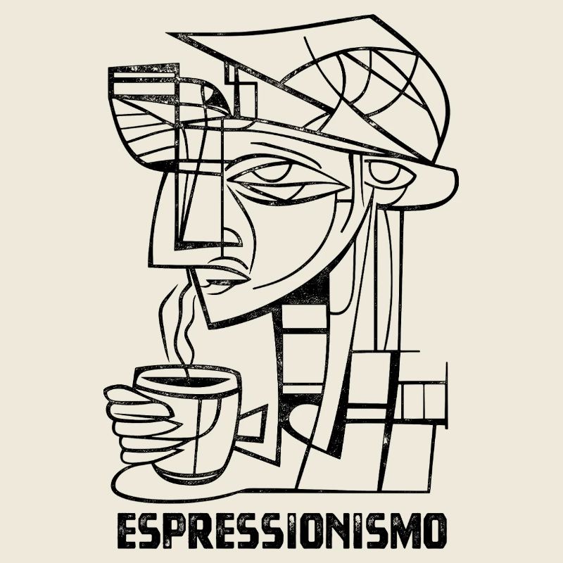 Espressionism - Espresso - Drinking Coffee