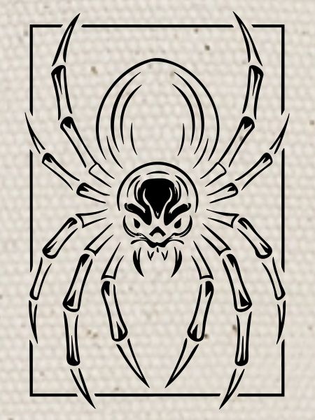 Stylized spider