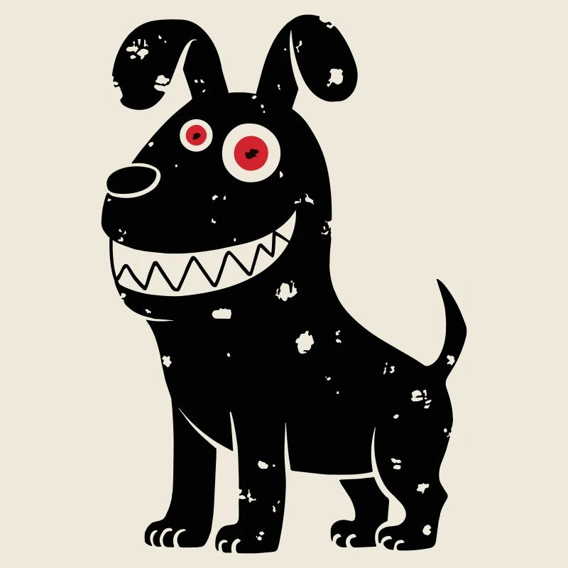 Dog graffiti