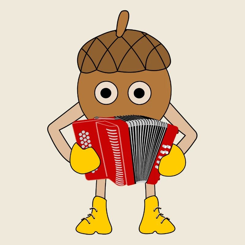 Knopf Akkordeonmutter