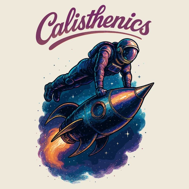 Calisthenics Astronaut Push-ups Rocket Gift