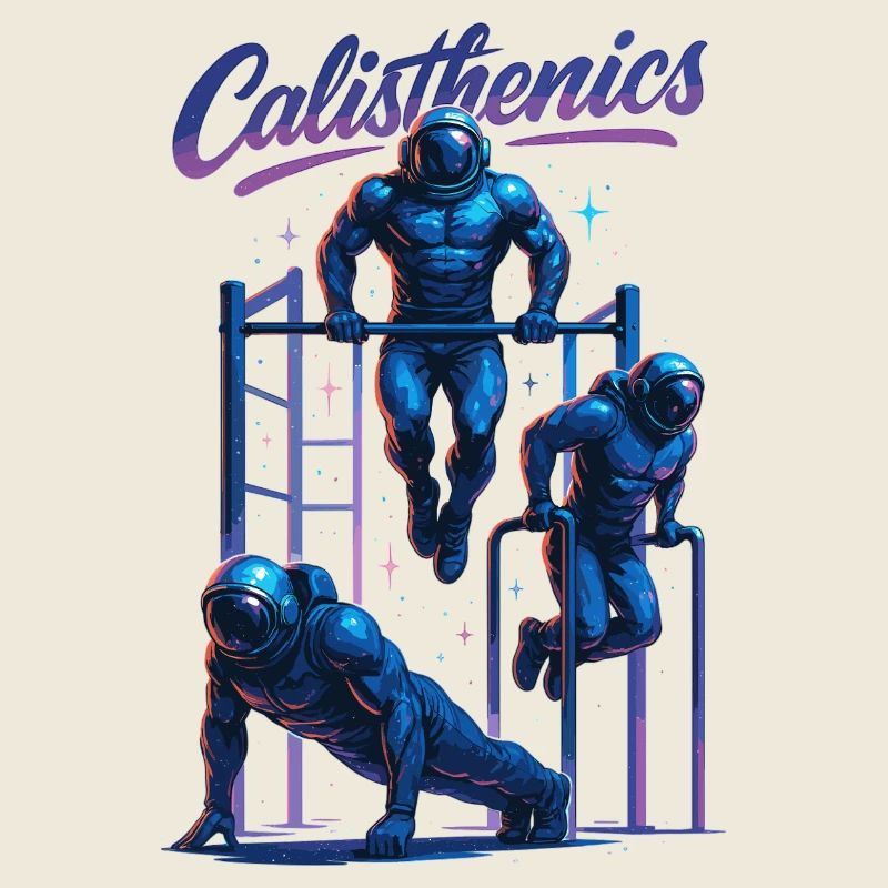 Calisthenics Astronaut Dips Push-ups Gift