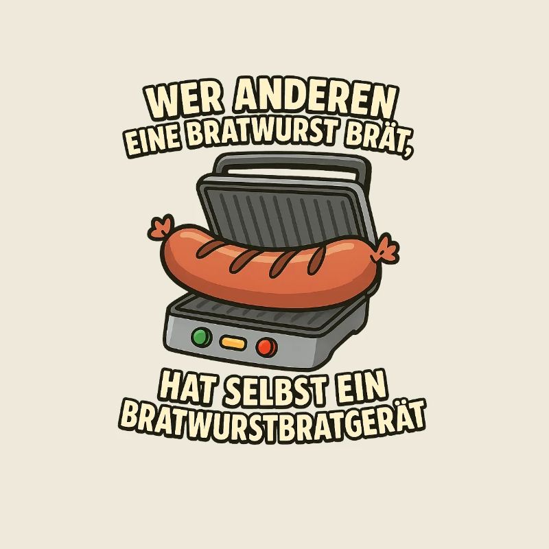 Bratwurst Bratgerät Spruch