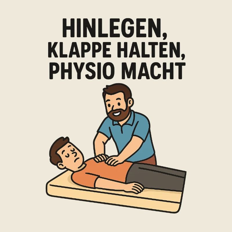 Lie down, shut up, physio POWER