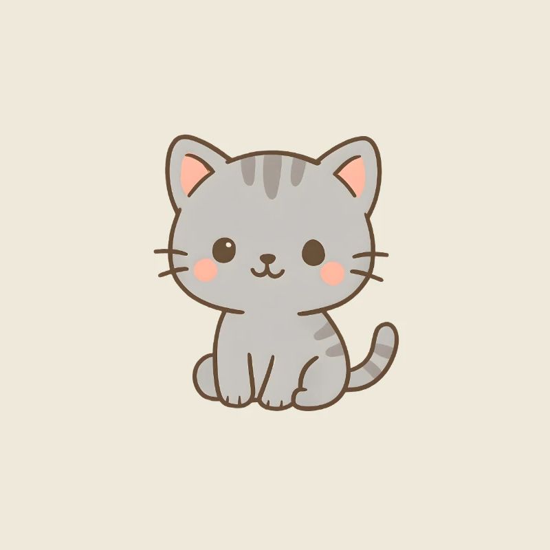 Conception de motif électrique de chat mignon