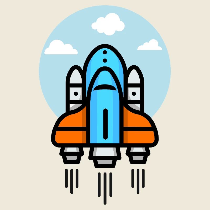 Futuristic Spacecraft Illustration