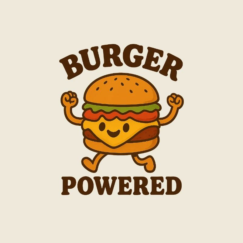 Burger Power Dessin animé