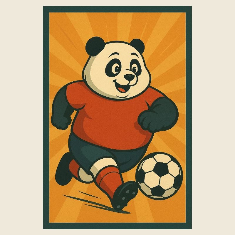 Dynamic Football Panda