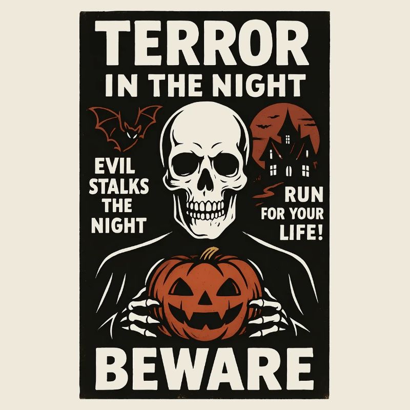 Night Horror Halloween Design