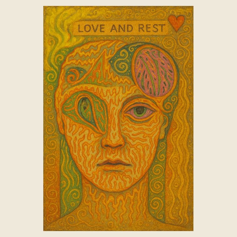 Love and Rest Artistic Portrait
