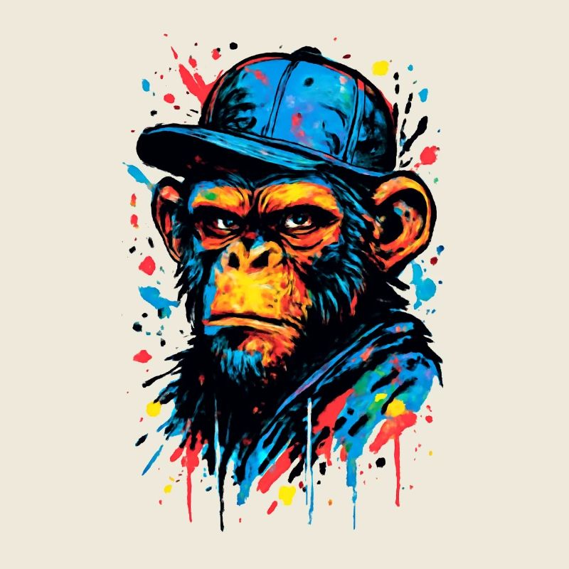 The Monkey Dance | Street Art Monkey