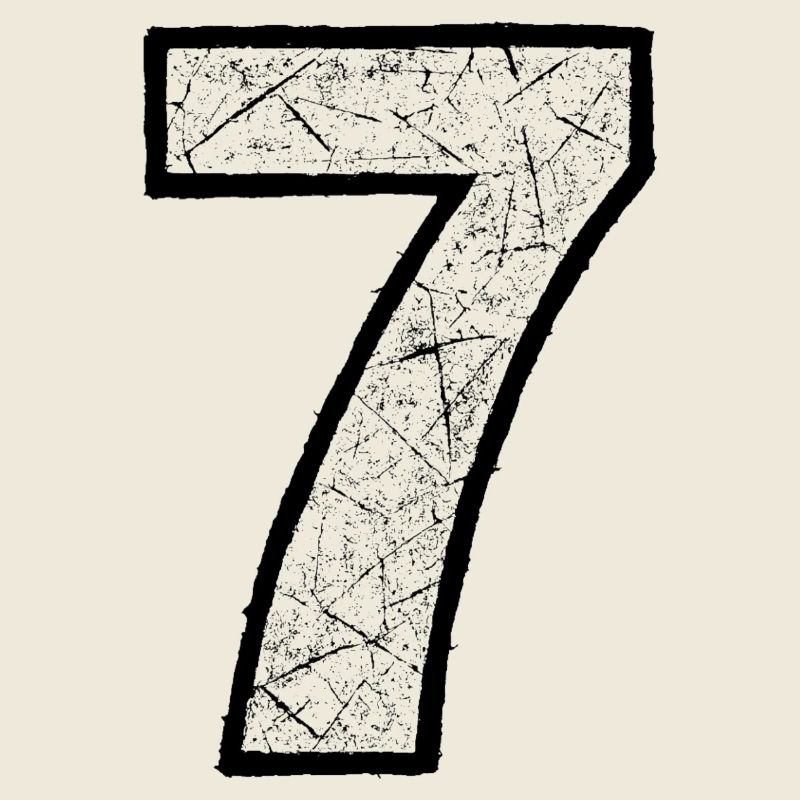 Cracked Seven Digit Pattern