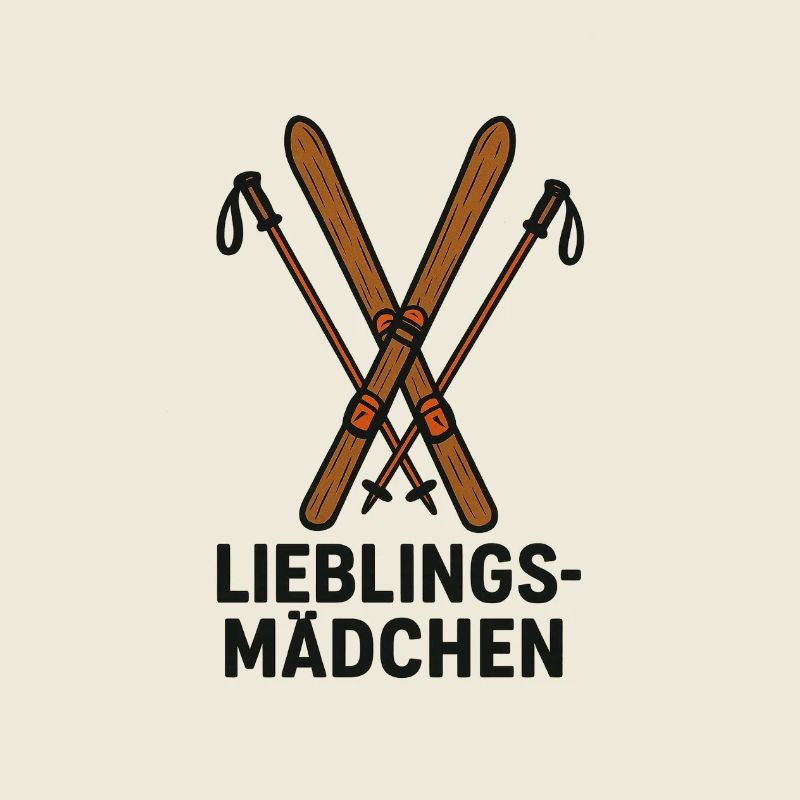 Fille préférée : Ski Design – Cadeau de ski