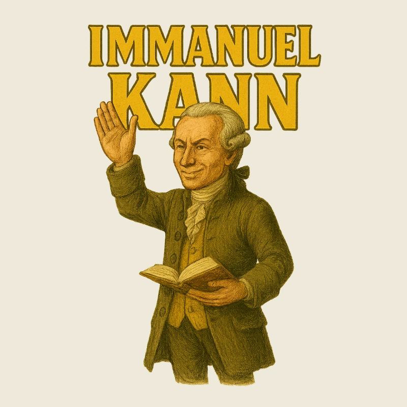 Emmanuel Kann | Portrait doré de Kant
