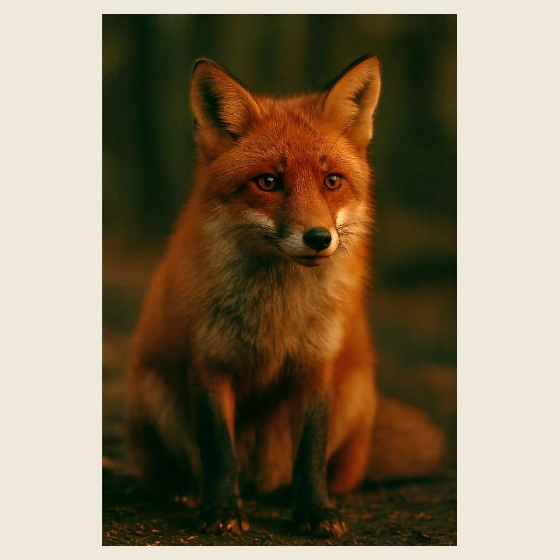 Wild animals, fox