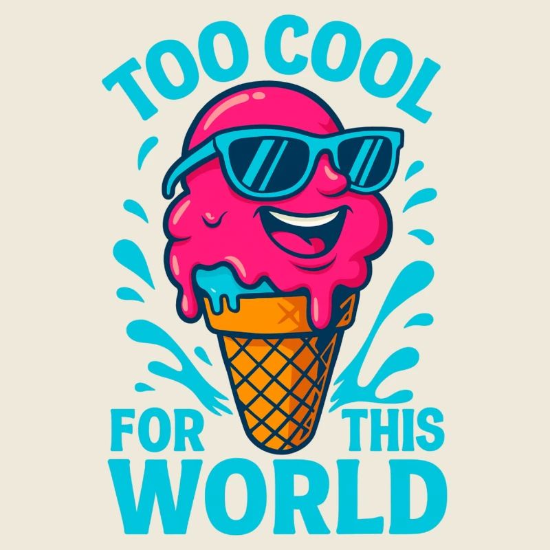 Glace stylée Too Cool For This World fun