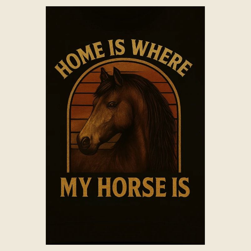 La maison est là où se trouve mon cheval
