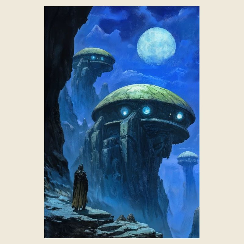 Science fiction landscape