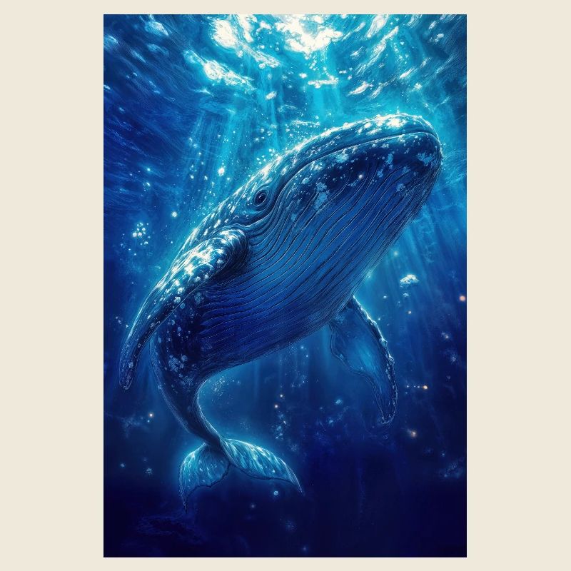 Illustration eines Wals