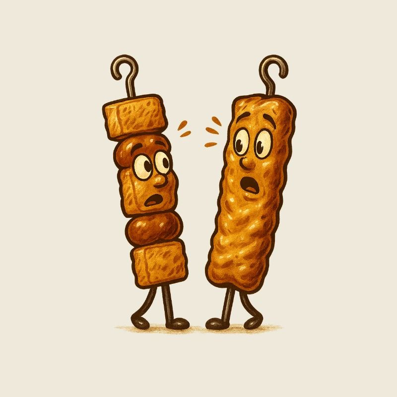 Schaschlik vs Kebab