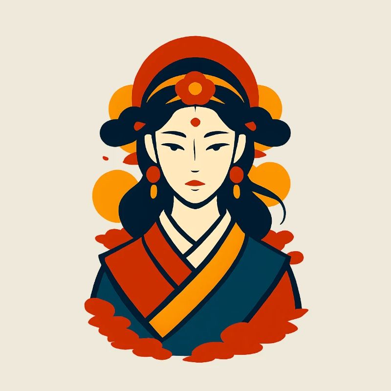 Empress Style Orange Red