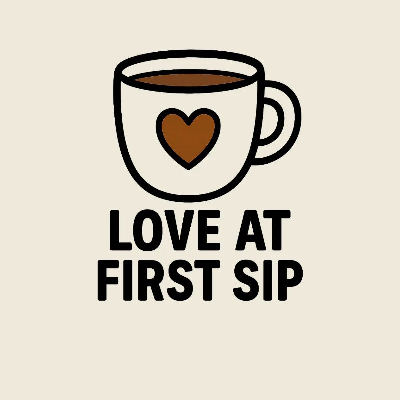 Liebe beim ersten Schluck Kaffee