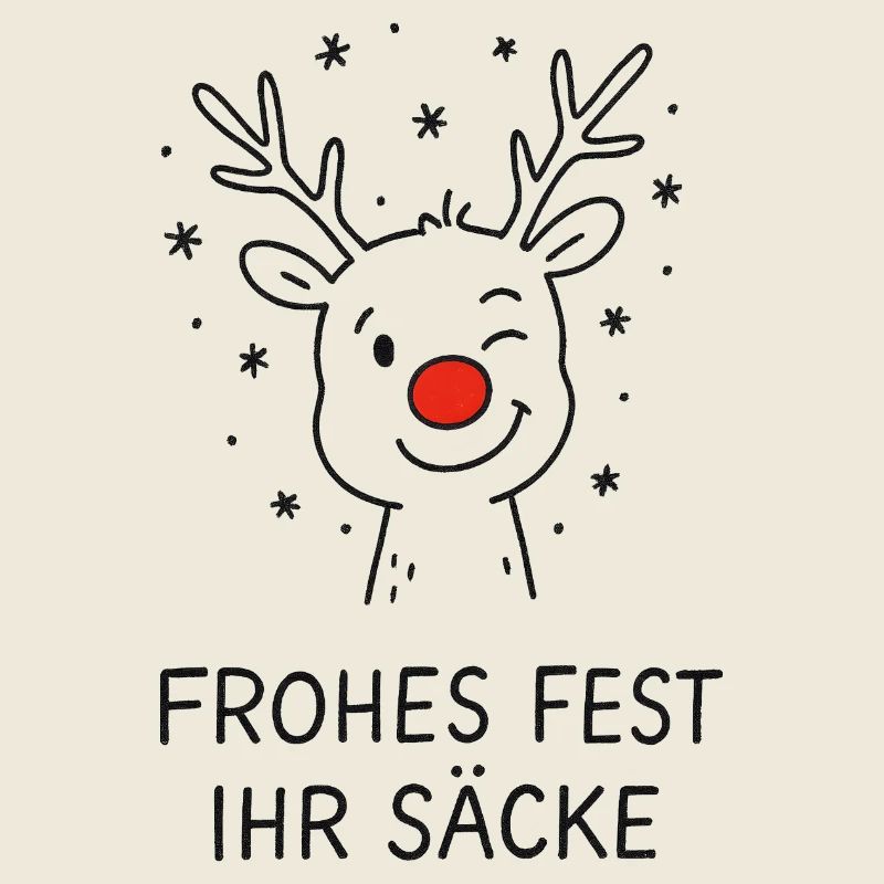 Renne Rudolph Joyeux Noël