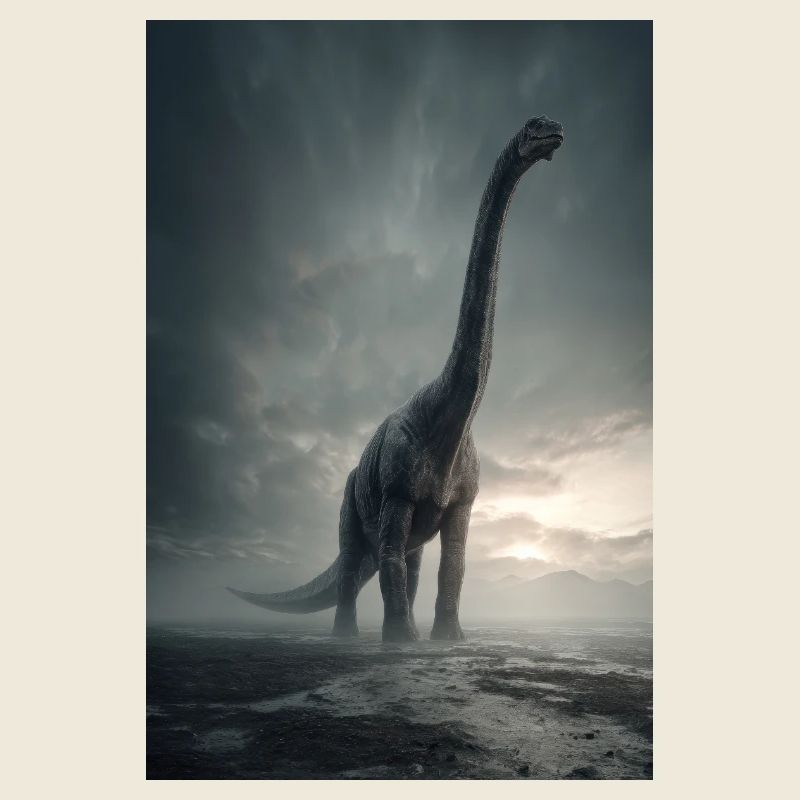Aube du sauropode brouillé
