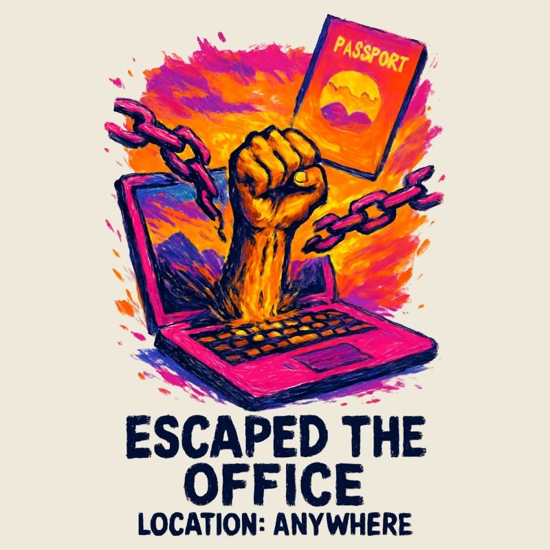 Télétravail - Echappé du bureau 