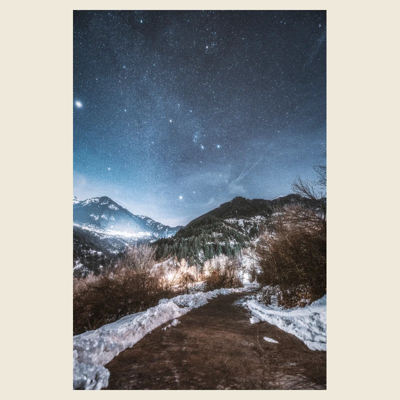 The Night SKy Above Agrafa Mountains	