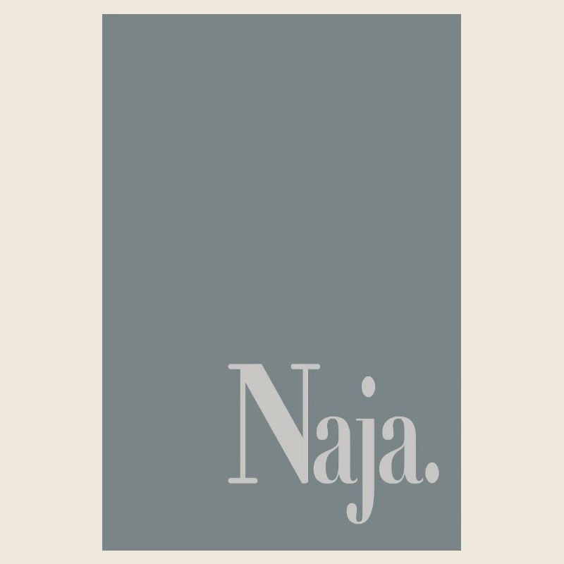 Affiche typographique : Eh bien.