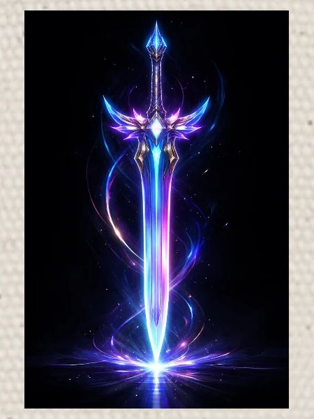 Épée astrale néon