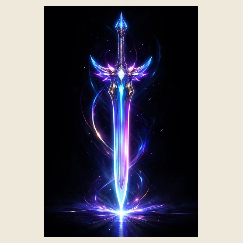 Épée astrale néon